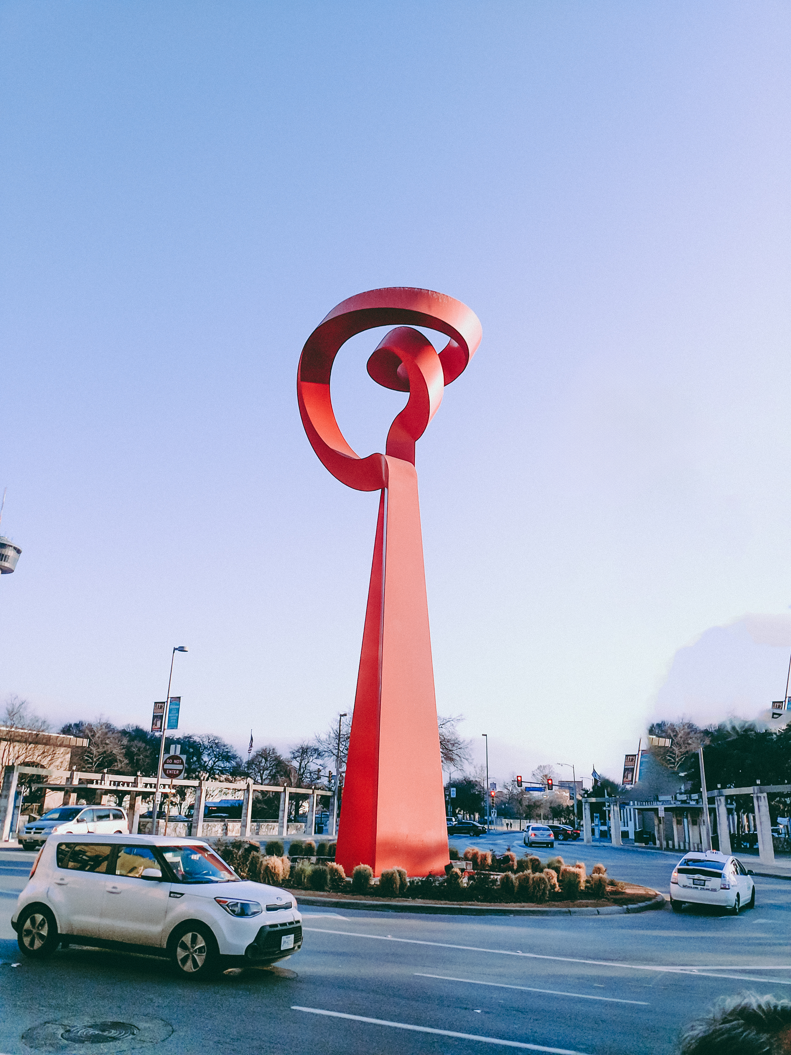 Friendship monument in downtown San Antonio