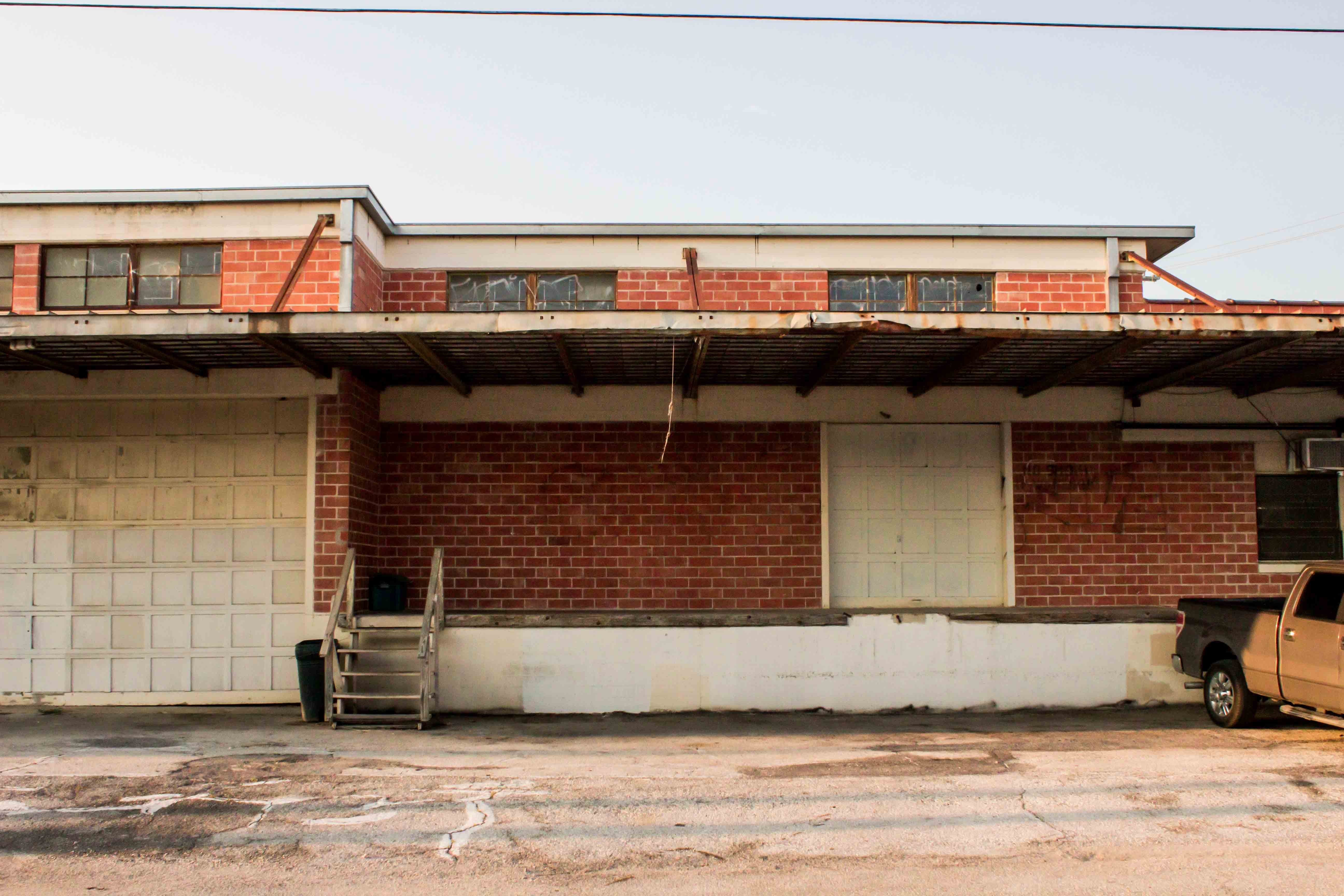 Abandoned warehouse near downtown San Antonio